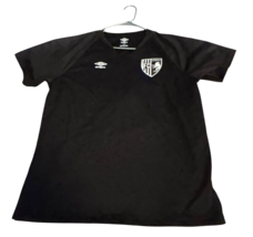 Manchester FC MCMXXIV Umbro Jersey L Short Sleeve Shirt Black Soccer Foo... - $45.60