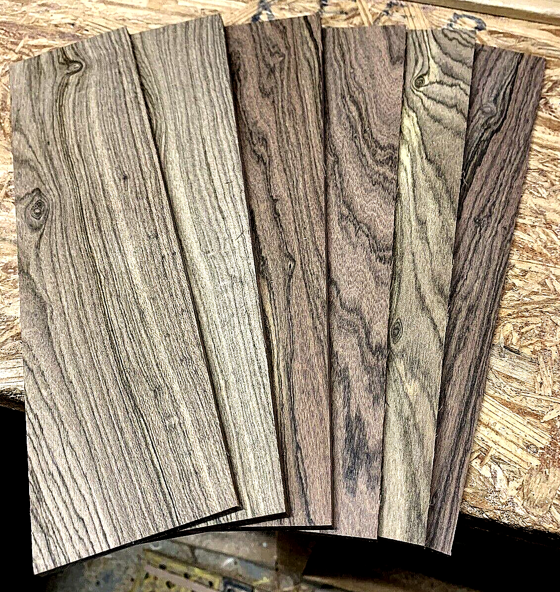 3 BEAUTIFUL PIECES KILN DRIED SANDED THIN BOCOTE LUMBER WOOD 12&quot; X 2&quot; X ... - $22.72