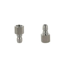 High Pressure Washer 1/4&quot; Quick Connect Coupler Adapter silver - £10.49 GBP