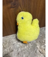 VINTAGE HTF EDEN YELLOW DUCK CHICK PLUSH STUFFED Animal Rattle - $20.56 CAD