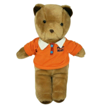 Vintage 1986 Ltd Preppy Bears Teddy Bear Orange Shirt Stuffed Animal Plush Toy - £21.66 GBP