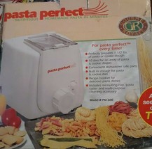 Pasta Perfect Gourmet Royale Nutritious Maker PM-600 with 10 Discs &amp; Sto... - $129.19