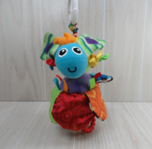 Lamaze Flutterbug Bug Flower vibrating rattle baby plush pull toy stroll... - $9.89