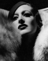 Joan Crawford glamour portrait luscious lips wearing furs 16x20 poster Sadie McK - £18.77 GBP