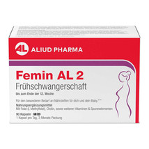 Femin AL 2 Early Pregnancy Hard Capsules 90 Pcs - $93.00