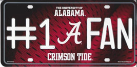 Alabama Fan Deluxe Metal Novelty License Plate LP-5502 - $18.95