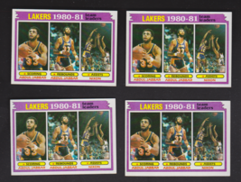 1981 Topps #55 Lakers Team Leaders Larry Bird NM-MT Lot Of 2 - £14.14 GBP