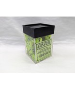 *33/36* Chessex Bright Green w/Black Vortex 12mm Pipped D6 Dice - $12.86
