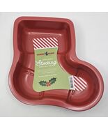 Nordic Ware Holiday Christmas Stocking Non Stick Baking Cake Pan Bakeware - $313.68 MXN