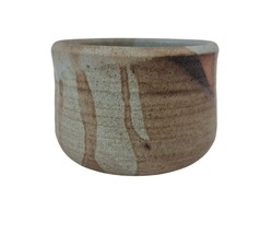 Yunomi Japanese Tea Cup Matte Glaze Stoneware Art Studio Pottery Marked Downs - £15.30 GBP