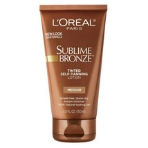 L&#39;Oreal Paris Sublime Bronze Tinted Self Tanning Lotion, Medium Natural Tan 5 fl - £18.37 GBP