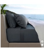 Cariloha Bed Sheets Set Blue Resort Thermal Regulating Soft Smooth Sateen - $374.58 CAD+