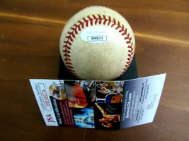 Mariano Rivera Sparky Lyle Yankee Hof Signed Auto Vintage Game Used Baseball Jsa - £388.86 GBP
