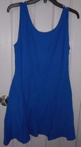 Women&#39;s Metaphor Athletic Paradise Drop Waist Sea Blue Dress Size Large NEW - $19.34