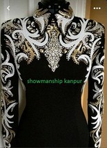 Handmade Embroidered  Rodeo Queen Jacket Equestrian Riding Cowgirl Outerwear Vin - £263.21 GBP