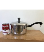 Vintage Farberware Stainless Steel Aluminum Clad 2 Qt Saucepot Soup Pan ... - £29.08 GBP