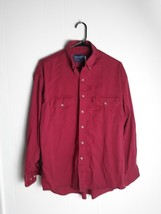 Wrangler Long Sleeve Button Up Tailored Shirt 16 1/2 -34 X-Long Tails - $311.55 MXN