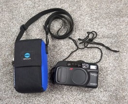 VTG Minolta Sightseer Zoom Camera and Case AF Point and Shoot 35 mm Film TESTED - £35.96 GBP
