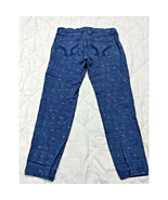 Women&#39;s Hollister Stretch Capri&#39;s Size 5 Waist 27 Blue Speckled Design - $22.84 CAD