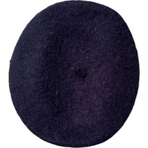 American Girl Doll Molly Navy Blue Felt Beret W/ AG Tag Meet Accessory Fits 18&quot; - £6.81 GBP