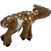 Folkmanis Puppet Realistic Lifelike Plush 13&quot; Baby Deer Fawn Spotted Ret... - $14.00