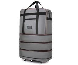ELDA Expandable Collapsible Luggage Bag Foldable Suitcase (33&quot;) - £38.93 GBP