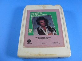 Merle Haggard 8 track tape 1972 The best of the best of Merle Haggard 13... - £7.58 GBP