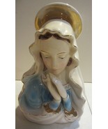 Vintage Ceramic Virgin Mary Praying Hands Planter  - £18.66 GBP