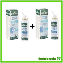 2 X Humer Nasal Hygiene Solution 100ml Humidifier Nasal. Made in France. - $26.61