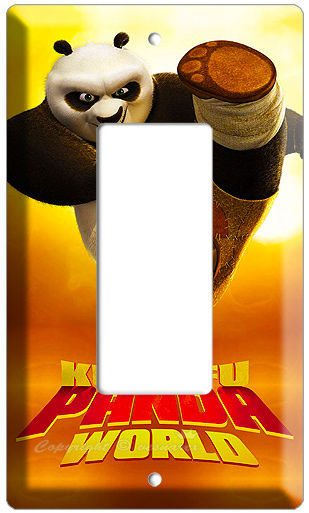 KUNG FU PANDA 2  MOVIE T1 DECORA LIGHT SWITCH WALLPLATE
