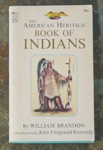 American Heritage Book Of Indians Intro By John F. Kennedy 1970 Vintage Dell - £23.60 GBP