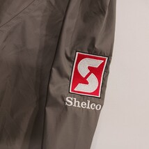 L.L.Bean SHELCO Men's M Reg Gray Windbreaker Hoodie Full Zip Nylon Jacket 275492 image 3