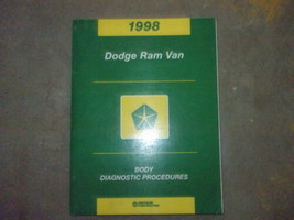 1998 Dodge Ram Van Wagon Body Diagnostics Procedures Service Shop Repair Manual - $10.05