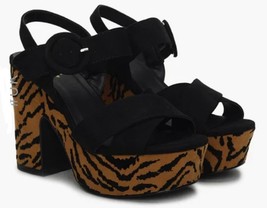 Women&#39;s Sandal Shoes Chunky Block Heels Criss-Cross Straps US 8.5/UK6.5/39.5 EUR - £47.09 GBP