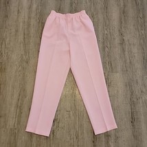 BonWorth Pull On Elastic Waist Pink Pants ~ Sz S ~ High Rise ~ 29&quot; Inseam - $22.49
