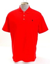 Polo Ralph Lauren Red Short Sleeve Polo Shirt Blue Pony Men&#39;s NWT - £67.78 GBP