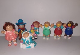 Original Vintage Cabbage Patch Kids Miniature PVC Figurines 1984 lot of 7 - £23.36 GBP