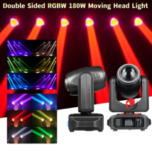 LED Beam Double Sided RGBW 180W Moving Head Light DMX512 Disco Stage Lig... - $325.91 CAD