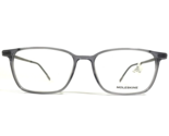 Moleskine Eyeglasses Frames MO1106 80 Clear Gray Silver Full Rim 53-16-148 - $65.36