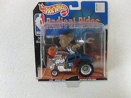 Grant Hill Detroit Pistons 1998 Hot Wheels Radical Rides NIP NIB 1:43 Scale - £17.80 GBP