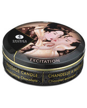 Shunga Excitation Mini Candlelight Massage Candle Intoxicating Chocolate 1 Oz - £8.31 GBP