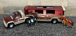 Nylint Circle N Ranch Metal/Plastic Truck &amp; Horse Trailer Toy ~ Vintage ... - $29.02