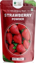 Organic &amp; Natural Strawberry Powder For Milk Milkshake Cake Kids Loving 200g - £17.09 GBP