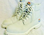 Timberland Rainbow White Limited Release Ghost Waterproof Boots Size 10M - £233.32 GBP
