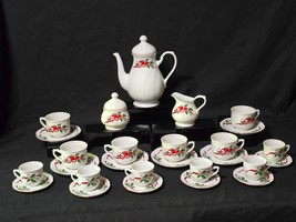SOUTHINGTON By BAUM 29 Piece Coffee Set VICTORIAN HOLIDAY Service For 6 ... - $89.67
