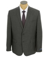 Jacket Vince Camuto Size 40 L Mens Charcoal Gray Nailhead Wool Sportscoa... - £66.49 GBP
