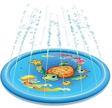 Splash Pad - 67 Inches- Sprinkler for Kids and Toddlers - Non-Slip Splash Pad - £19.66 GBP