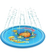 Splash Pad - 67 Inches- Sprinkler for Kids and Toddlers - Non-Slip Splas... - £19.65 GBP