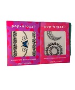 2PC Pop • arazzi ~ 2 Rhinestone Body Stickers Body Designs 2 Sheet - $17.57 CAD
