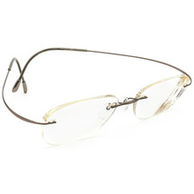 Silhouette Women&#39;s Eyeglasses 7395 Brown Rimless Frame Austria 51[]17 140 - £78.75 GBP
